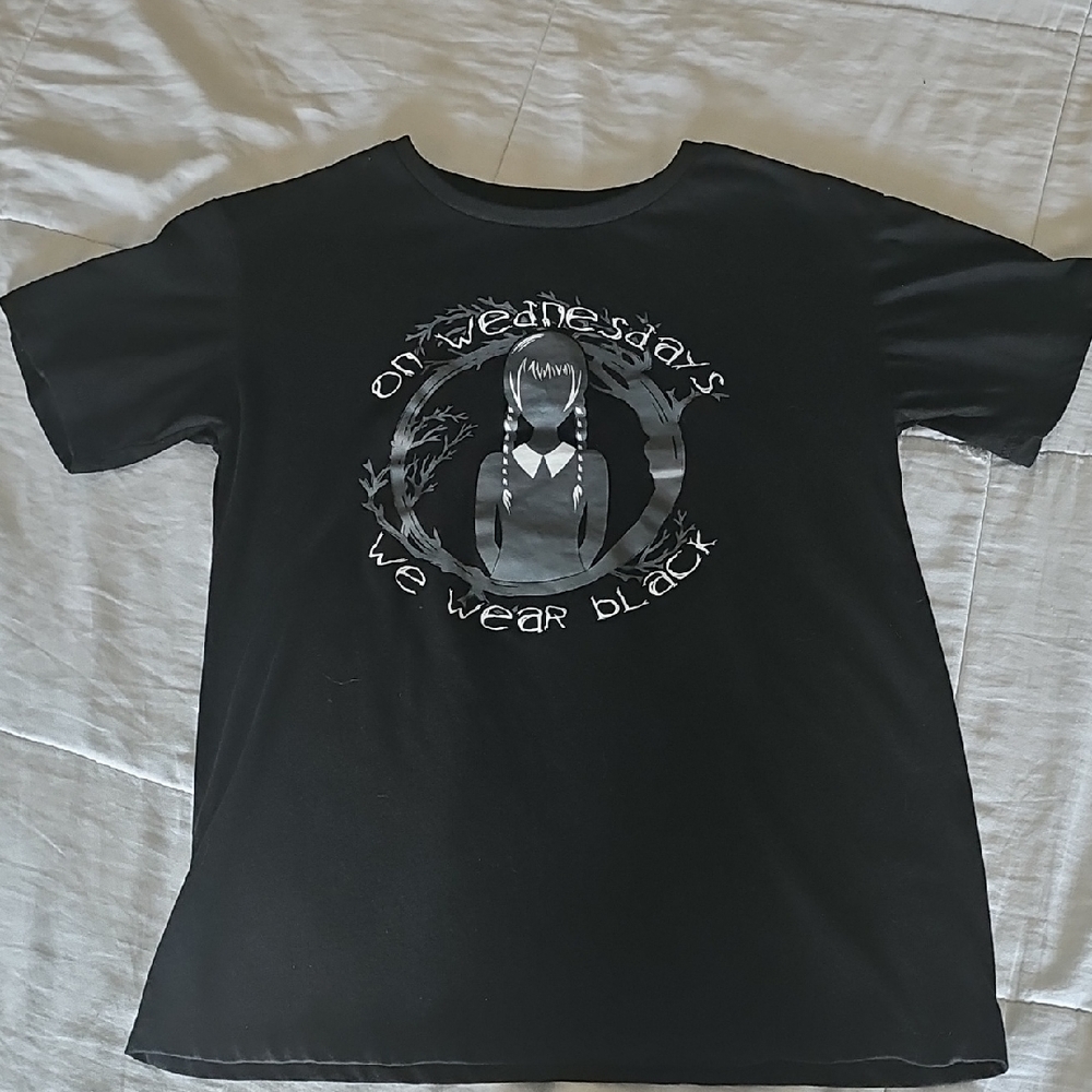 MAD Engine Black Graphic Tee with White Print